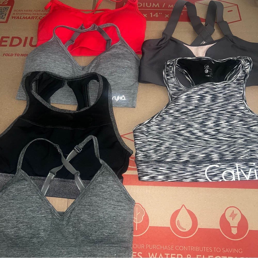 Calvin Klein and Ryka and more Mixed Sports Bras - size SMALL